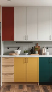Use a Neutral Base with a Pop of Color
