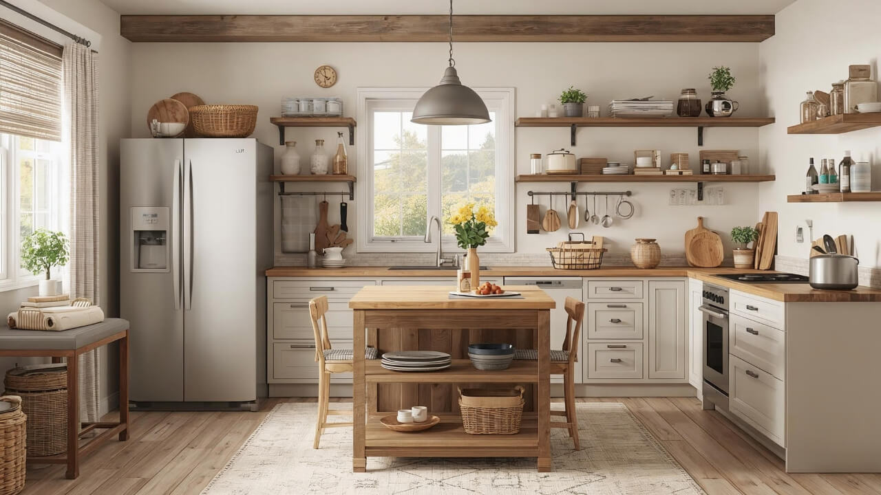 cottagecore kitchen