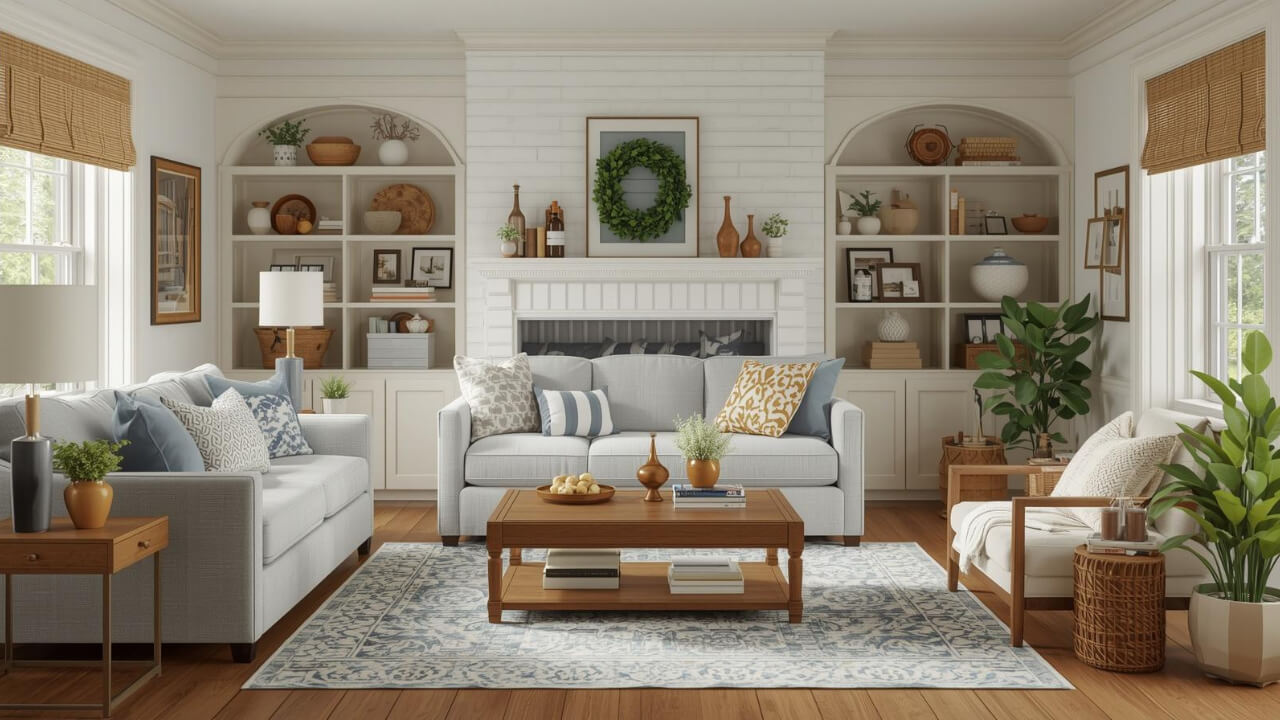 cottagecore living room