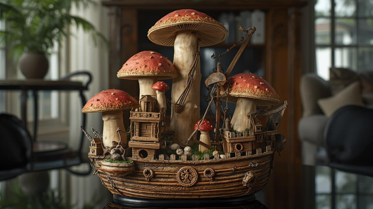 DIY Mushroom Decor