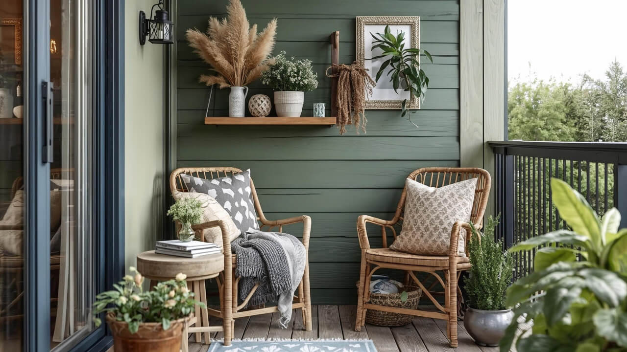 small balcony decor