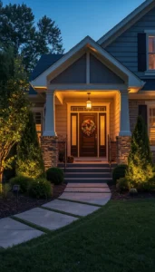 Add Soft Warm Lighting Near the Entry