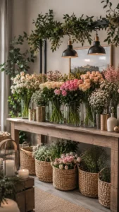 Balance Colors with Greenery
