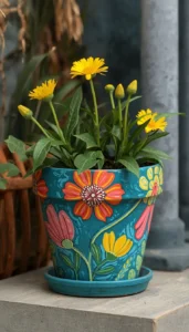 Bright and Colorful Pots for a Playful Vibe