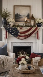 Choose Muted Red and Navy Shades