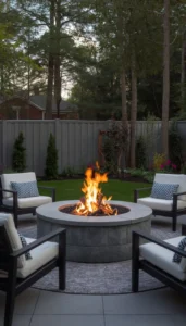 Choose a Modern Minimal Fire Pit Shape