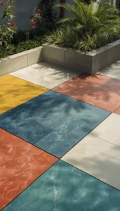 Create Geometric Patterns with Color Contrast