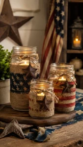 Create Jar Candle Holders with Twine