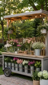 Create a Backyard Flower Bar Setup