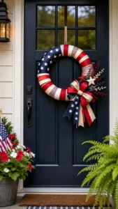 Create a Ribbon Wrapped Wreath
