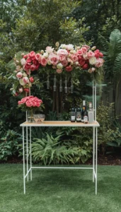 Create an Outdoor Garden Flower Bar