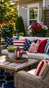 Decorate Outdoor Seating with Pillows