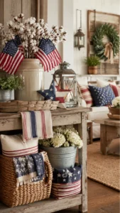 Farmhouse Patriotic Decor for Rustic Charm