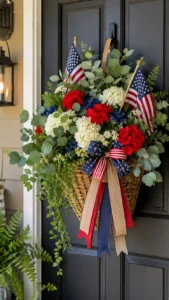 Fill a Hanging Basket with Greenery