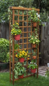 Freestanding Trellis Structures for Flexible Layouts