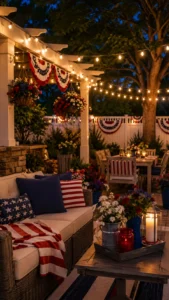 Hang String Lights for Evening Ambiance