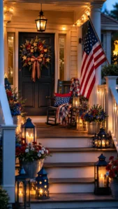 Lanterns Lighting and Evening Porch Decor
