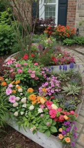 Layered Flower Bed Designs for Depth and Dimension