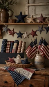 Make Fabric Scrap Stars or Garland