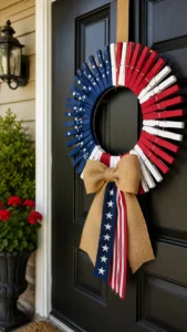 Make a Clothespin or Wood Star Wreath