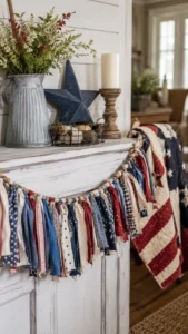 Make a Fabric Scrap Garland