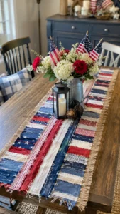 Make a Fabric Scrap Table Runner