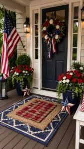 Match Mat Colors with Porch Accents