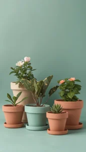 Paint Several Pots in Matching Tones