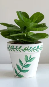 Paint Simple Leaf Patterns
