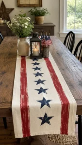 Paint Stars or Stripes on Plain Fabric