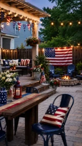 Patriotic Outdoor Decor for Patios and Backyards