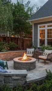 Try a Sunken Fire Pit Design for Intimacy