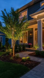 Use Accent Lighting on Plants and Features