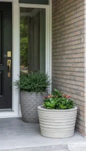 Use Decorative Planters with Height Variation