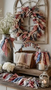 Use Fabric Scraps for a Soft Rustic Touch