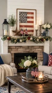 Use Mantel Decor for a Strong Focal Point