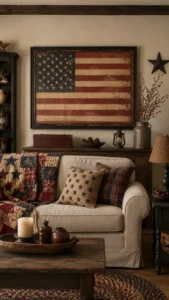 Use Primitive Wall Art for a Collected Look
