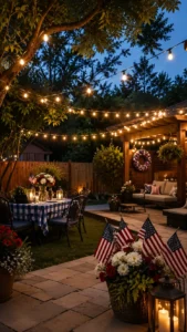 Use String Lights for Evening Warmth
