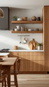 Use Wooden Accents or Furniture