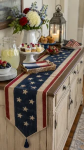 Use a Runner to Anchor a Buffet Station