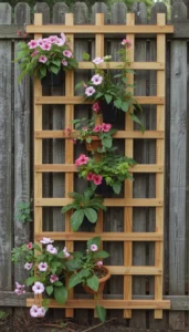 Wall Mounted Trellis Ideas for Small Spaces