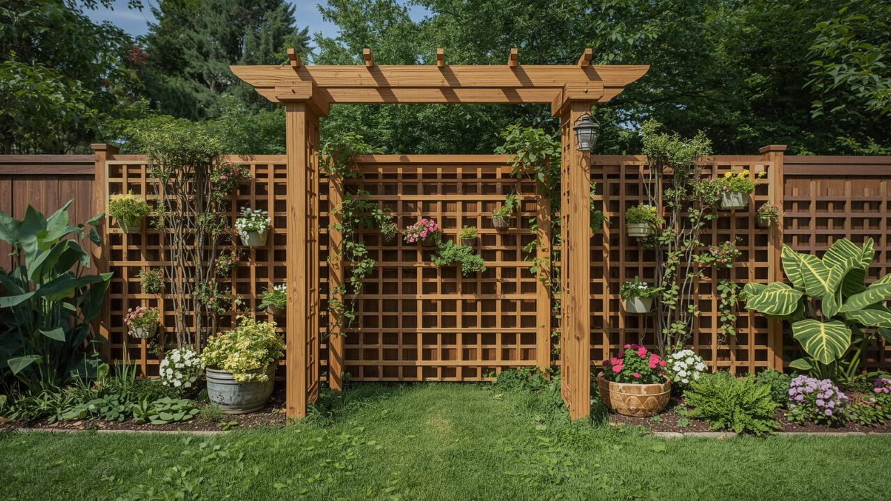 diy wood trellis