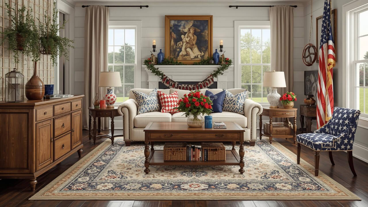 farmhouse patriotic decor