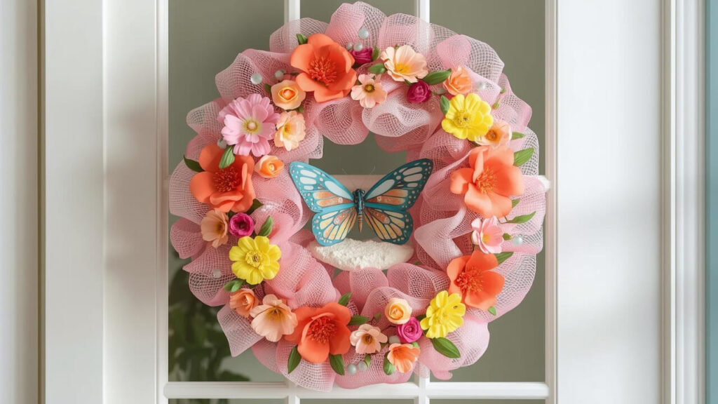 summer deco mesh wreaths