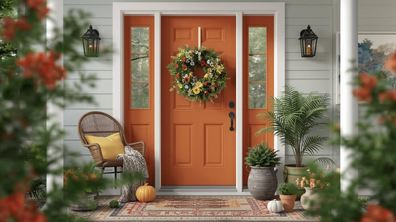 summer front door decor