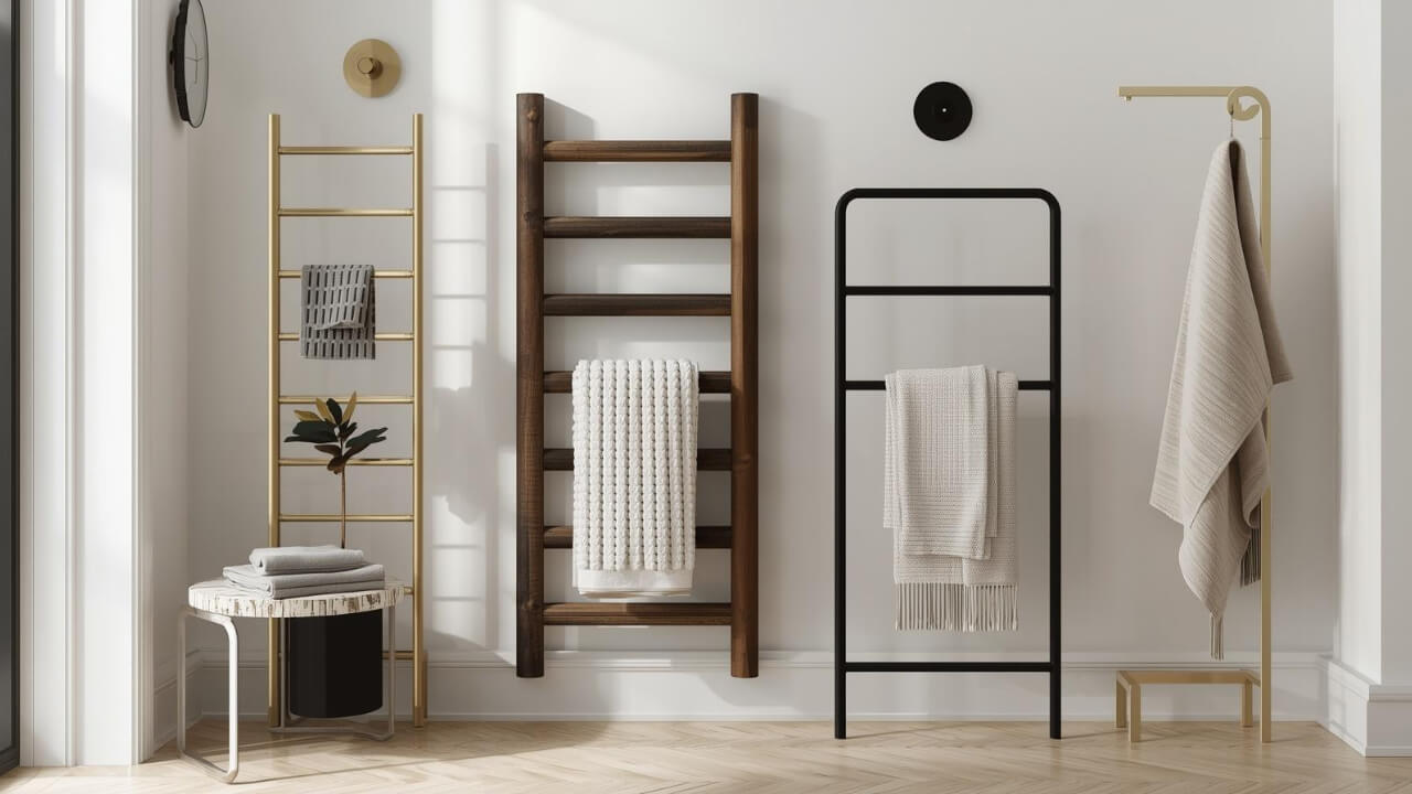 towel rack ideas