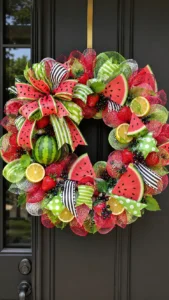 Add Watermelon Slice Decorations