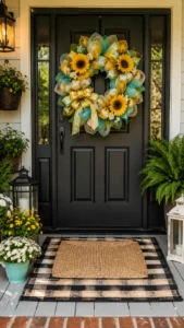 Add a Layered Welcome Mat