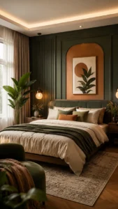 Bedroom Interior Design with Color and Accent Walls