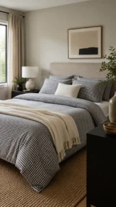 Choose Small Scale Gingham for Subtle Pattern